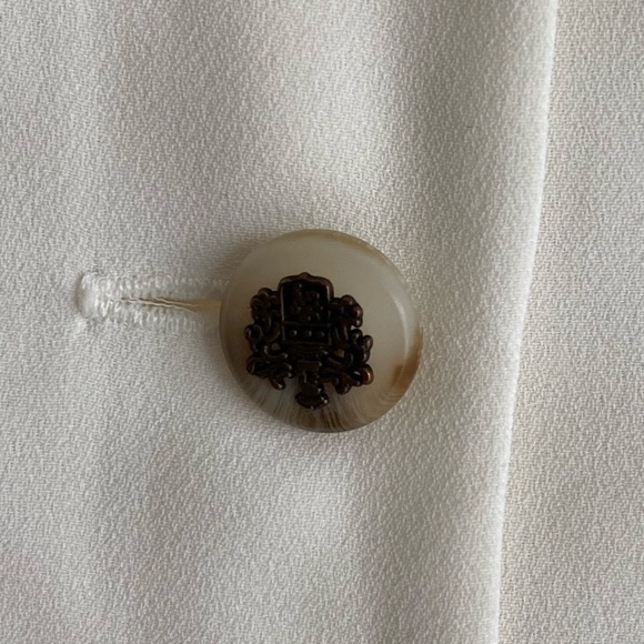 JACQUELINE CONOIR White Button Down Dress - Picture 4 of 5